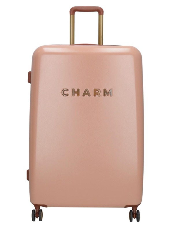 Charm London Potovalni kovček Charm London Capetown L Pink