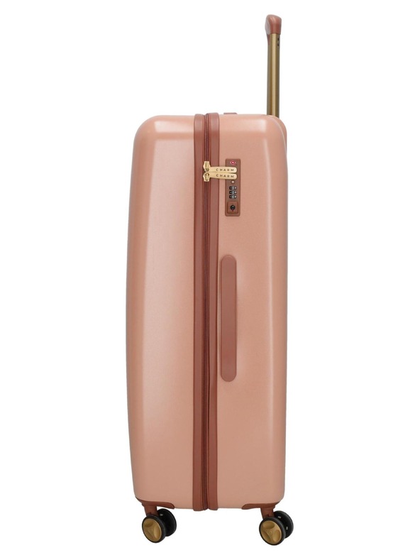 Charm London Potovalni kovček Charm London Capetown L Pink