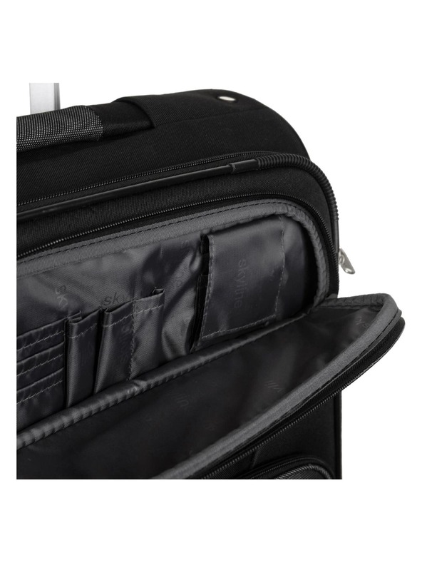 Skyline Potovalni kovček Skyline Orlando 4w L Black