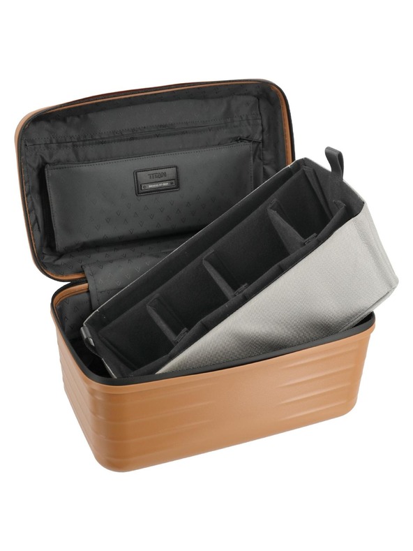 Titan Kozmetični kovček Titan Upgrade Beautycase Canyon bronze