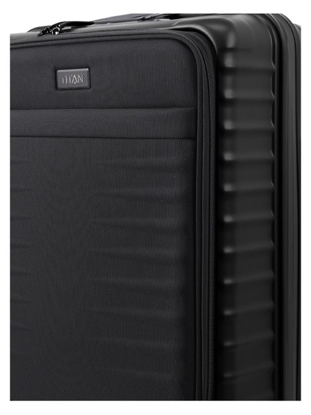 Titan Potovalni kovček Titan Upgrade S23 Front pocket Nightshade black
