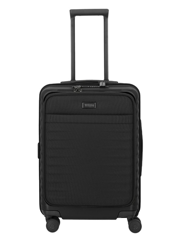 Titan Potovalni kovček Titan Upgrade S23 Front pocket Nightshade black