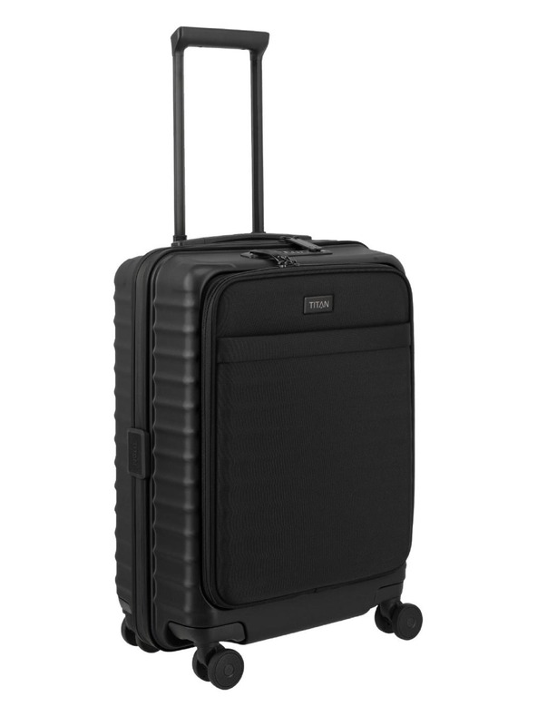 Titan Potovalni kovček Titan Upgrade S23 Front pocket Nightshade black