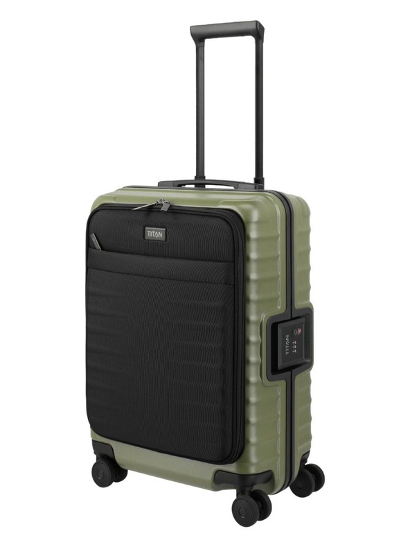 Titan Potovalni kovček Titan Overseas S Front pocket Forest green
