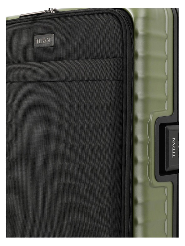 Titan Potovalni kovček Titan Overseas S Front pocket Forest green