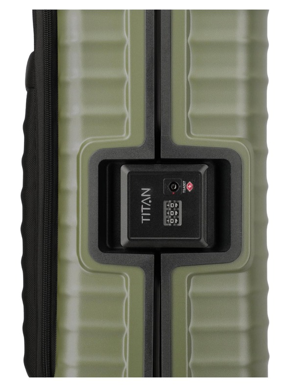Titan Potovalni kovček Titan Overseas S Front pocket Forest green