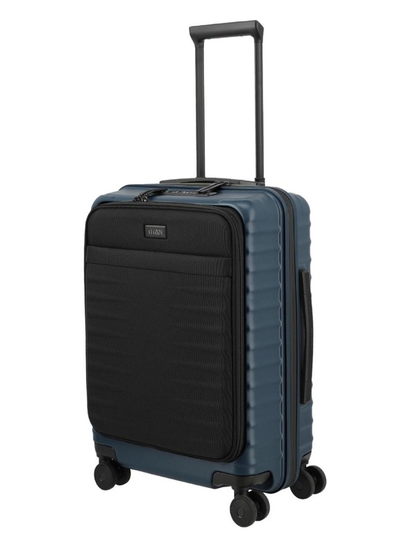 Titan Potovalni kovček Titan Upgrade S23 Front pocket Midnight blue