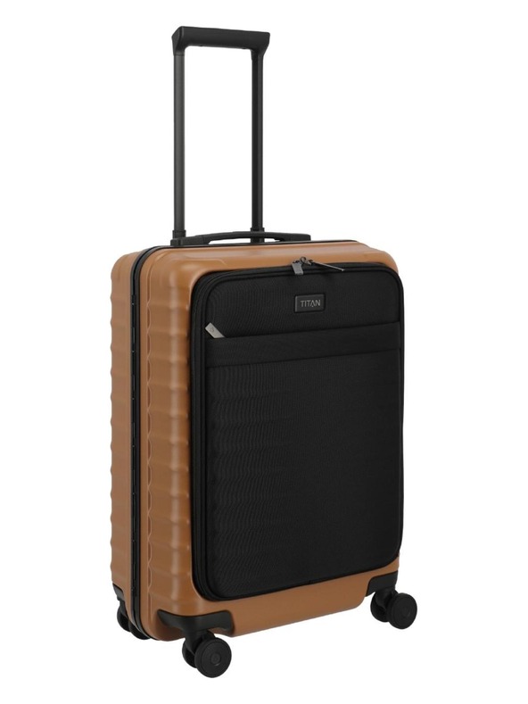Titan Potovalni kovček Titan Overseas S Front pocket Canyon bronze