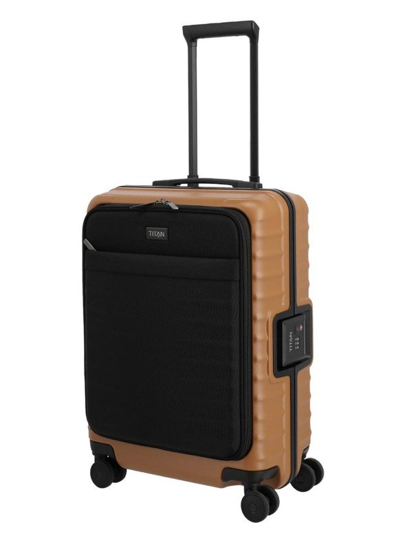 Titan Potovalni kovček Titan Overseas S Front pocket Canyon bronze