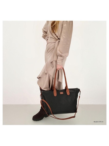 Charm London Torba Charm London Buckingham 23816 Black Cognac
