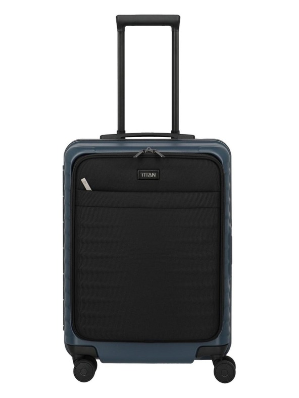 Titan Potovalni kovček Titan Overseas S Front pocket Midnight blue