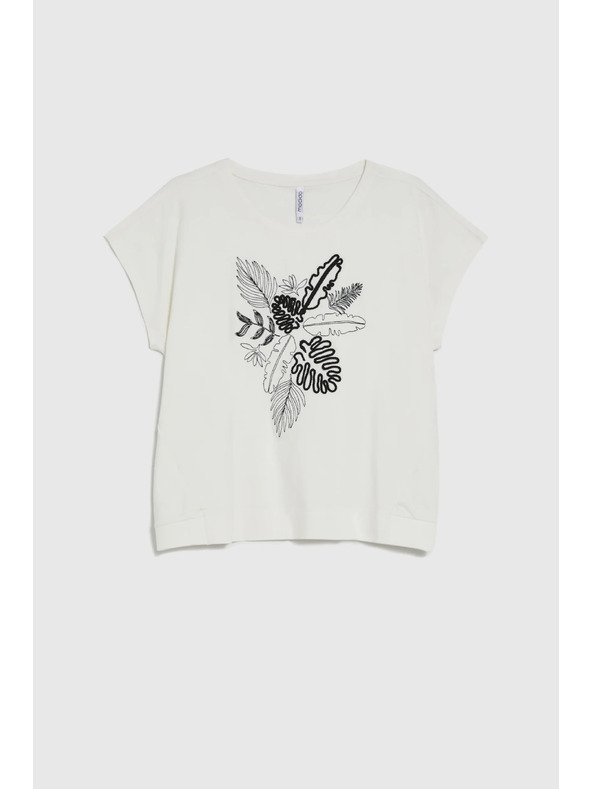 Moodo Bluza z aplikacijo bela Moodo