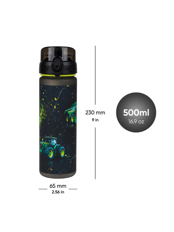 BAAGL  BAAGL Tritanska steklenica za pitje Traktor, 500 ml