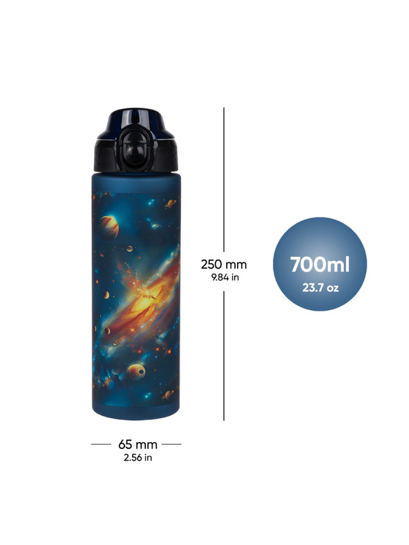 BAAGL  BAAGL Tritanska steklenica za pitje Vesolje, 700 ml