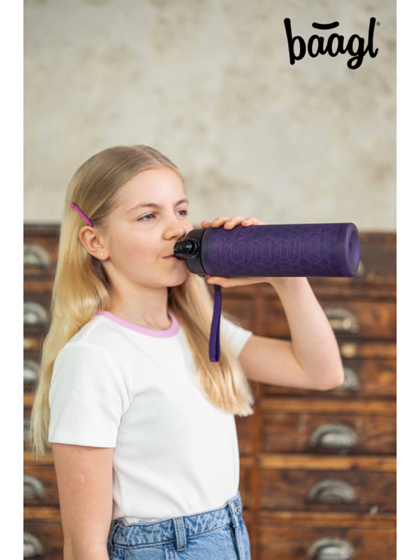 BAAGL  BAAGL Tritanska steklenica za pitje Plum, 700 ml
