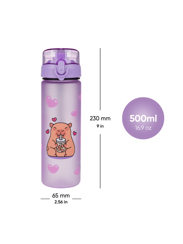 BAAGL  BAAGL Tritanska steklenica za pitje Kapybara, 500 ml