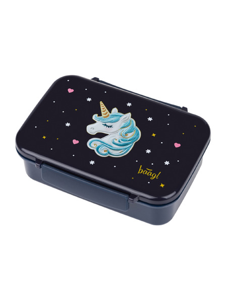 BAAGL  BAAGL Škatla za malico s predalčki Unicorn Gold