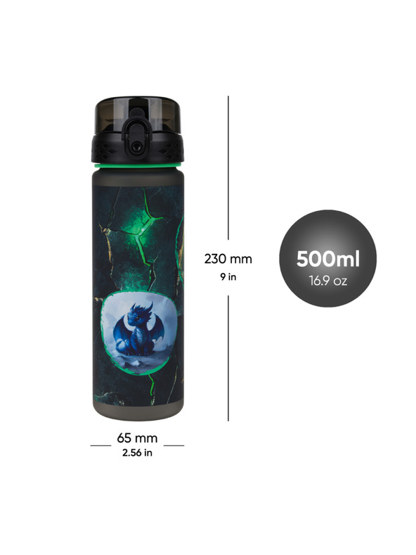BAAGL  BAAGL Tritansko pitnično steklenico Draci, 500 ml