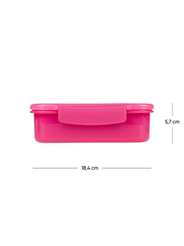BAAGL  BAAGL Škatla za prigrizke s predelki Flamingo