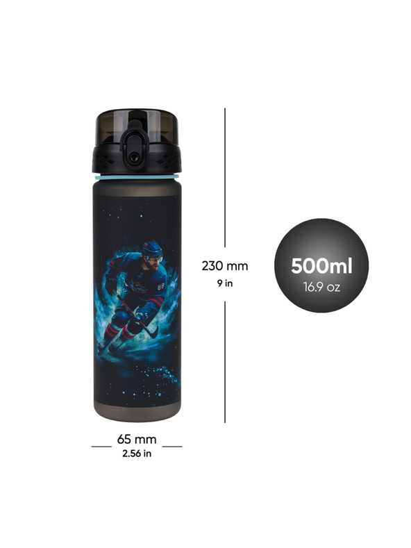 BAAGL  BAAGL Tritansko pitnično steklenico Hokej, 500 ml