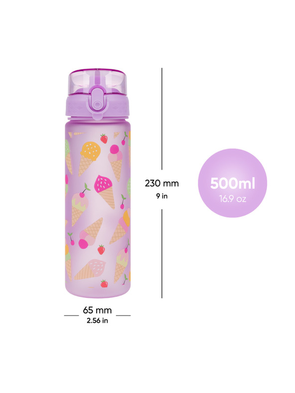 BAAGL  BAAGL Tritansko pitnično steklenico Lavender, 500 ml