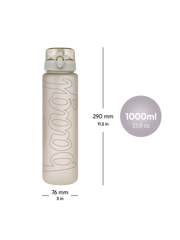 BAAGL  BAAGL Tritansko pitnično steklenico Mist, 1000 ml