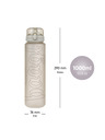 BAAGL  BAAGL Tritansko pitnično steklenico Mist, 1000 ml