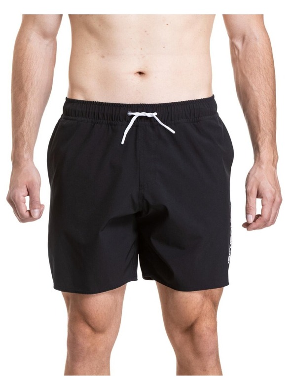 Meatfly Meatfly moške plavalne hlače Keith Boardshorts 17" Black / White