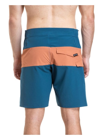 Meatfly Meatfly moške plavalne hlače Mitch Boardshorts 21" Super Teal / Sienna
