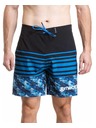 Meatfly Meatfly moške plavalne hlače Ernie Boardshorts 19" Blue Mountains / Stripes / Black