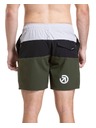Meatfly Meatfly moške plavalne hlače Keith Boardshorts 17" Olive / Black / Quiet Gray