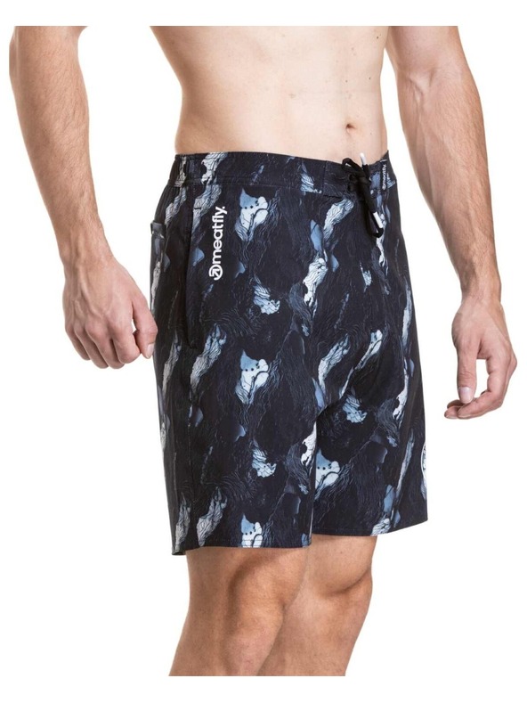 Meatfly Meatfly moške plavalne hlače Ernie Boardshorts 19" Deep Lake