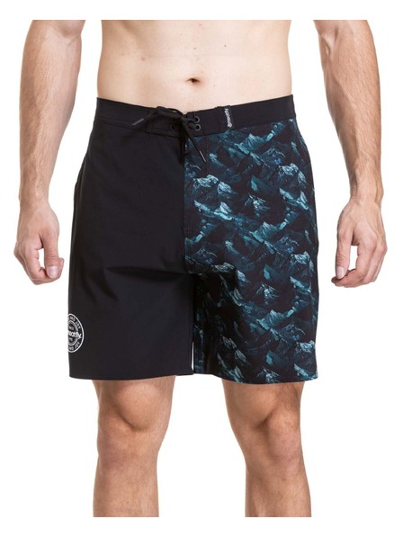 Meatfly Meatfly moške plavalne hlače Ernie Boardshorts 19" Green Mountains / Quiet Gray