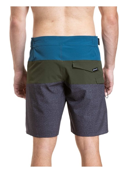 Meatfly Meatfly moške plavalne hlače Mitch Boardshorts 21" Olive / Super Teal
