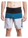 Meatfly Meatfly moške plavalne hlače Mitch Boardshorts 21" Black / Quiet Gray / Smoky