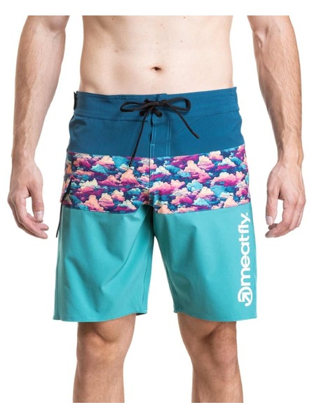 Meatfly Meatfly moške kopalne hlače Mitch Boardshorts 21" Oblaki