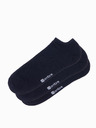 Ombre Clothing Moške nogavice 3-pack - temno modra V1 OM-SOSS-0102 Ombre Clothing