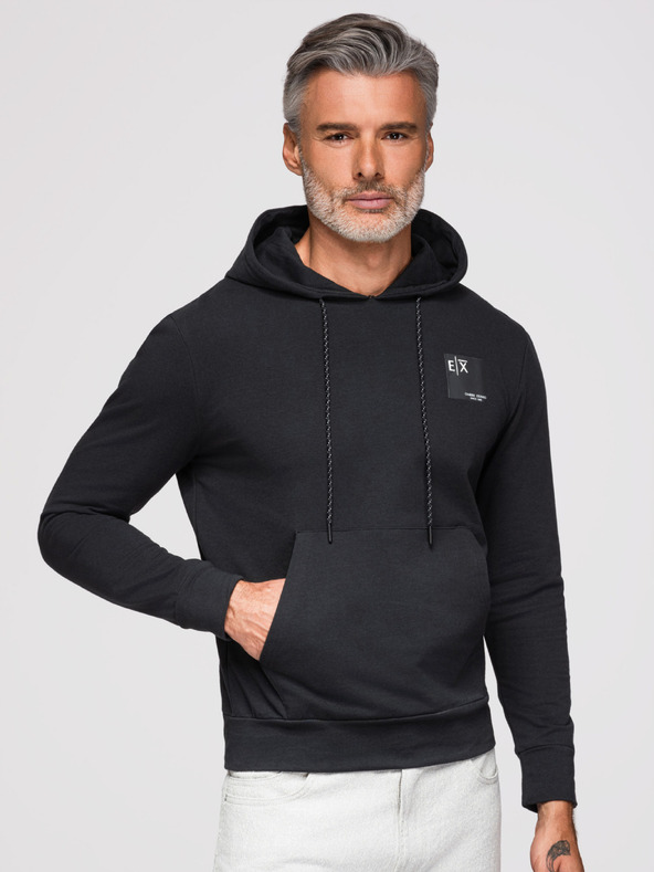 Ombre Clothing Moška kengurujčka s kapuco Ombre Clothing