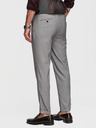 Ombre Clothing Moške hlače chino REGULAR FIT z elastičnim pasom - sive V2 P1525 Ombre Clothing
