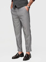 Ombre Clothing Moške hlače chino REGULAR FIT z elastičnim pasom - sive V2 P1525 Ombre Clothing