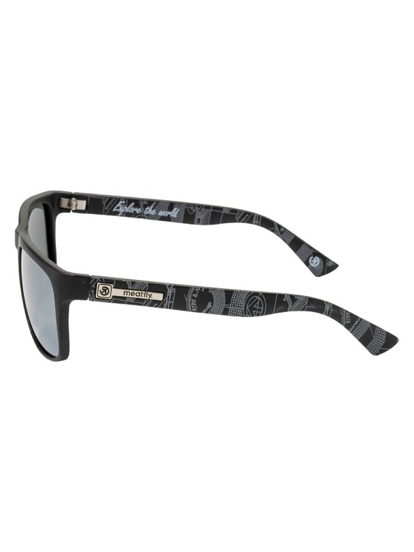 Meatfly Meatfly sončna očala Ronnie Polarized Blueprint / Black