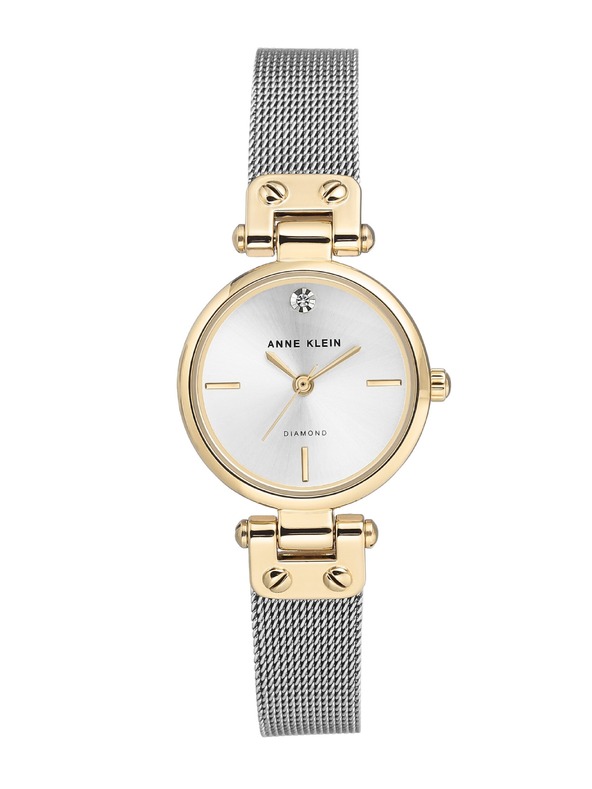 Anne Klein Ženske okrogle ure Anne Klein mesh AK/3003SVTT
