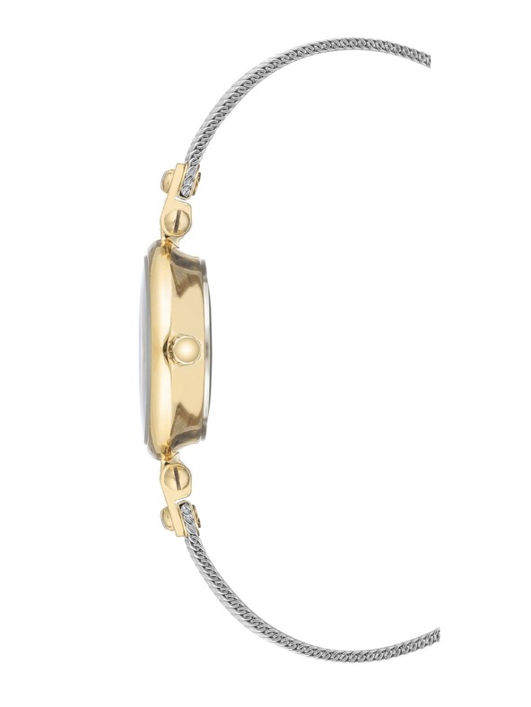 Anne Klein Ženske okrogle ure Anne Klein mesh AK/3003SVTT