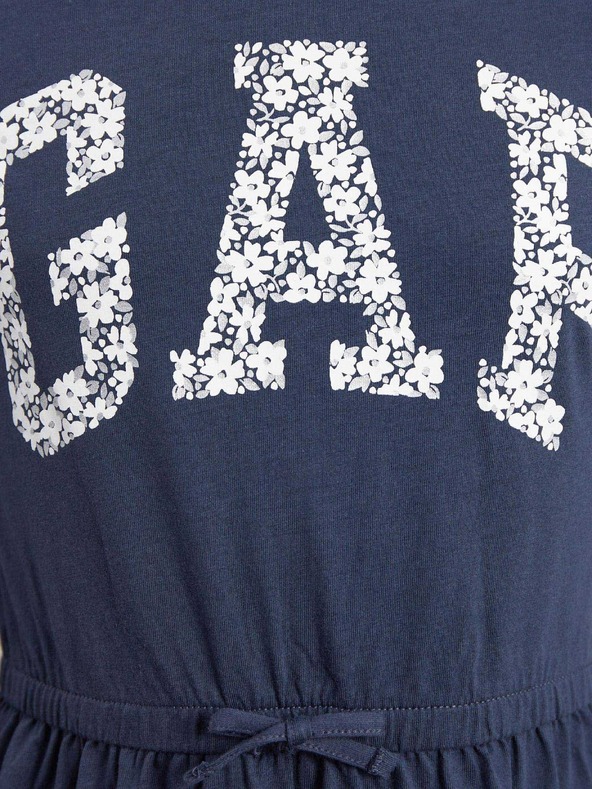 GAP Otroška obleka z logotipom GAP
