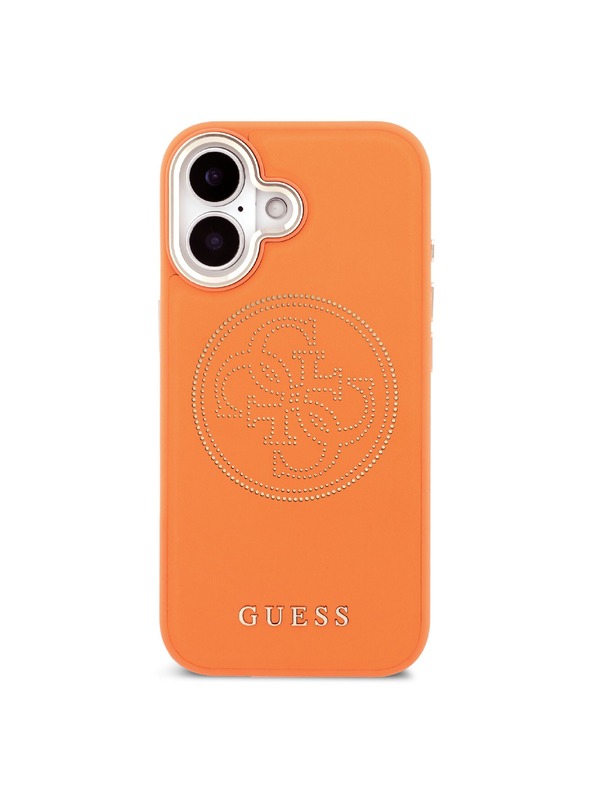 Guess Guess PU Perforated 4G Logo MagSafe Zadnji Ovitek za iPhone 17 Orange