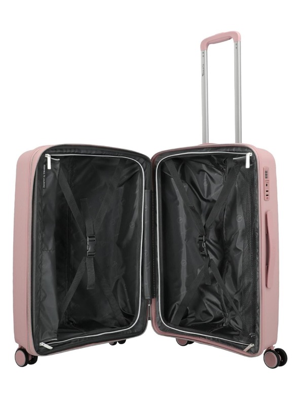 Travelite Potovalni kovček Tamaris Voyaage M exp. Blush
