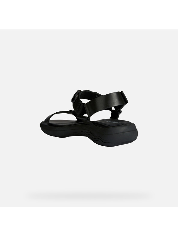 Geox Črni ženski sandali Geox Spherica EC5W