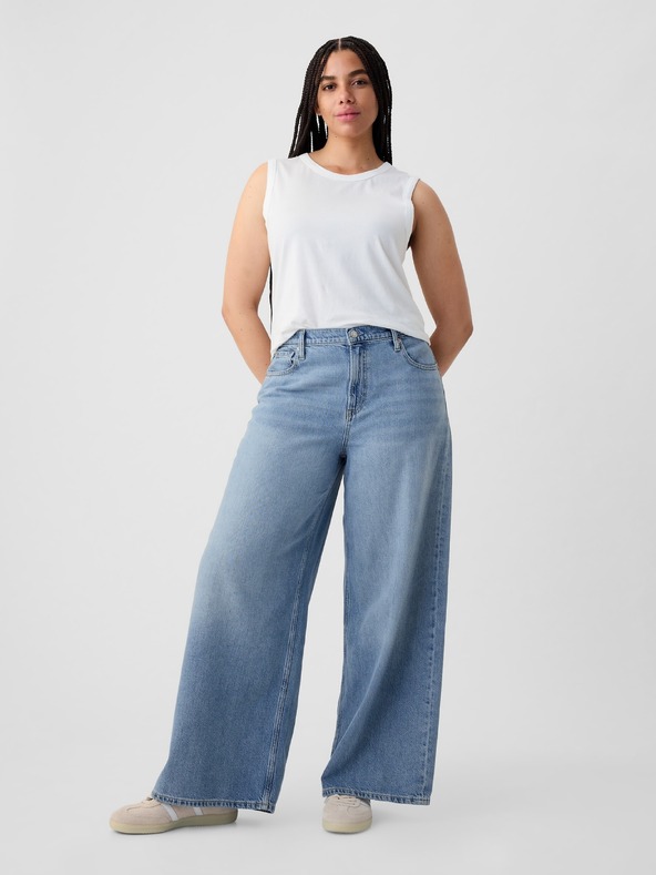 GAP Kavbojke Mid Rise UltraSoft Baggy GAP