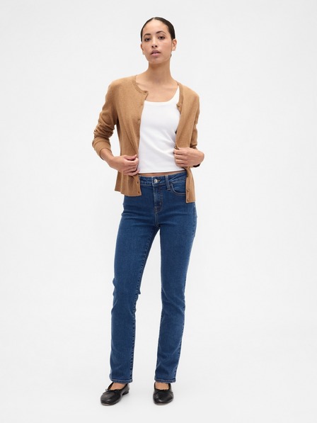 GAP Kavbojke Mid Rise Classic Straight GAP