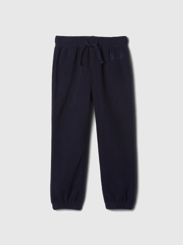 GAP Baby hlače z logotipom Polar Fleece GAP